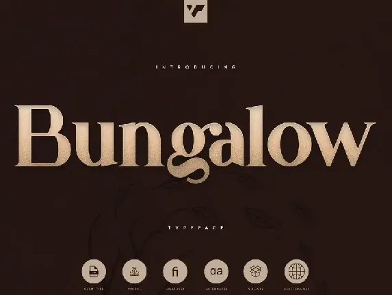 Bungalow font