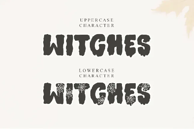 Halloween witches font