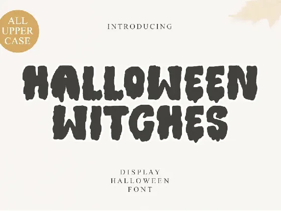 Halloween witches font