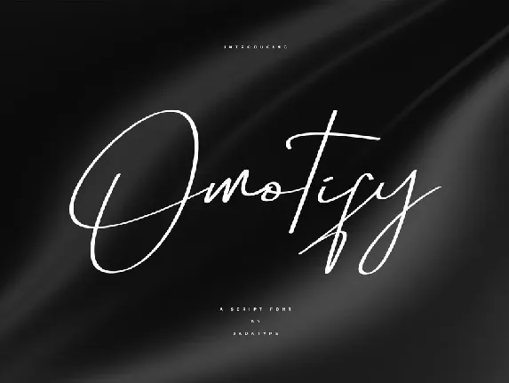 Omotify font