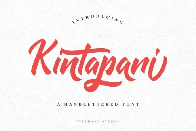 Kintapani font