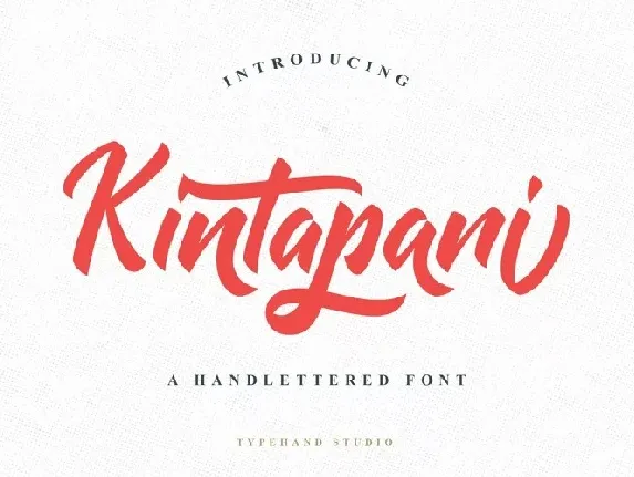 Kintapani font