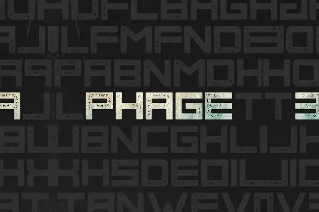 Phage font