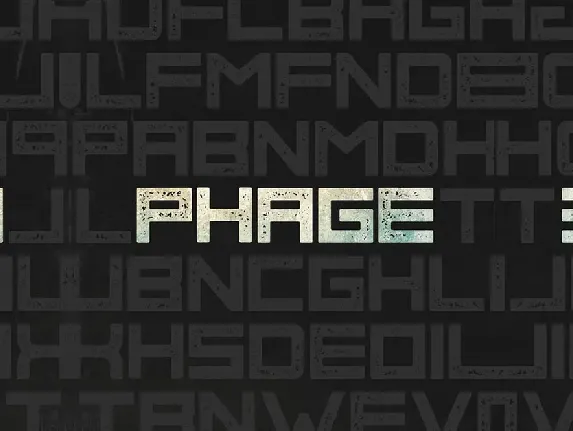 Phage font