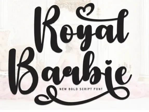 Royal Barbie Script font