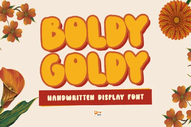 Goldy Boldy font