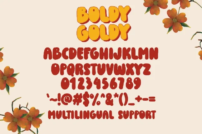 Goldy Boldy font