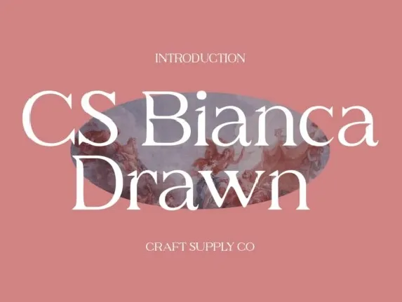 CS Bianca Drawn font