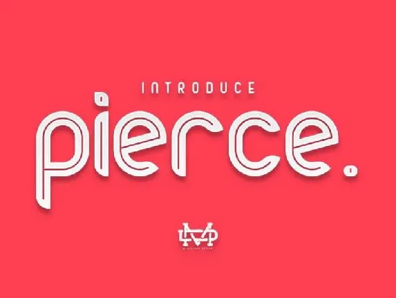 Pierce Typeface Free font