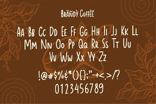 Brandy Coffee Demo font