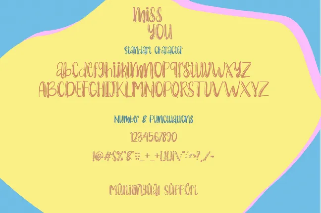 miss you font