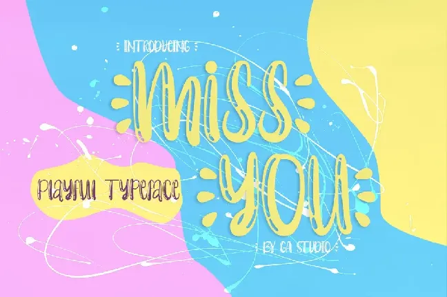 miss you font