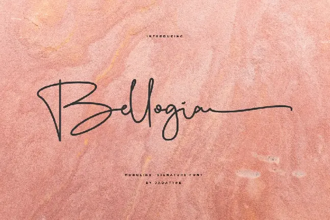 Bellogia font