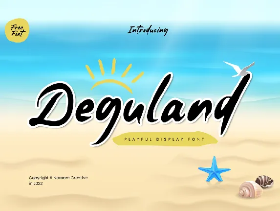 Deguland font