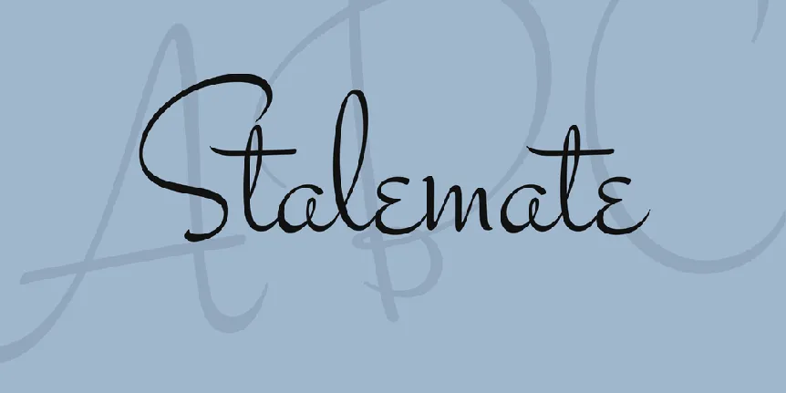 Stalemate font