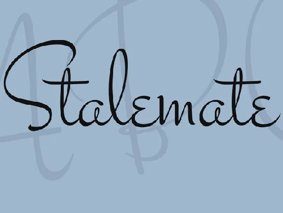 Stalemate font