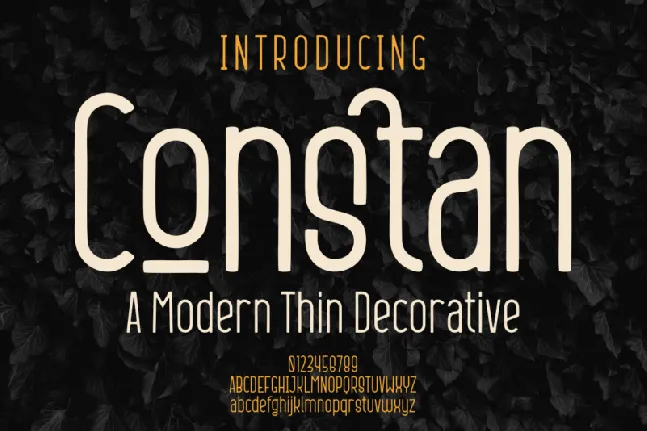 Constan font