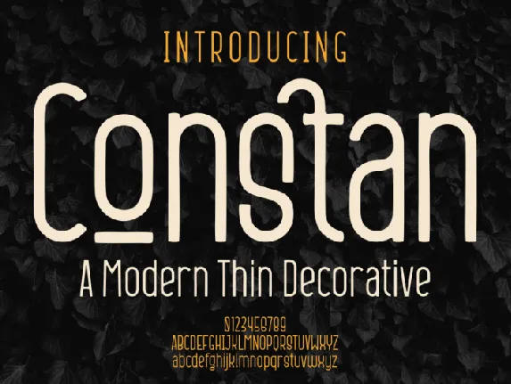 Constan font