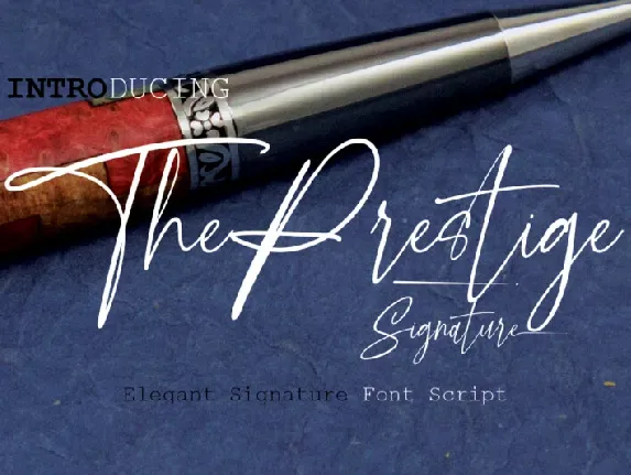 The Prestige font