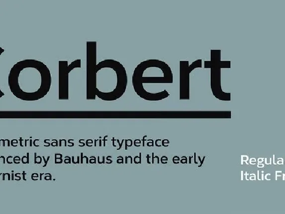 Corbert Family font