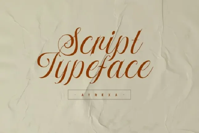 Ayrexa font