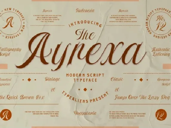 Ayrexa font