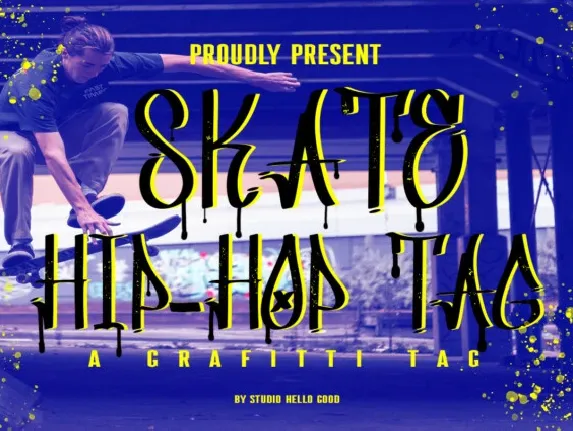 Skate Hip-Hop Tag font