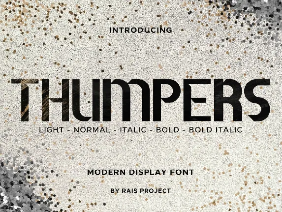 Thumpers Demo font