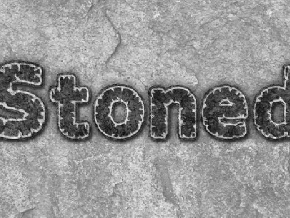 Stoned font