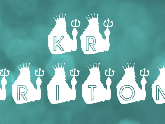 KR Triton font