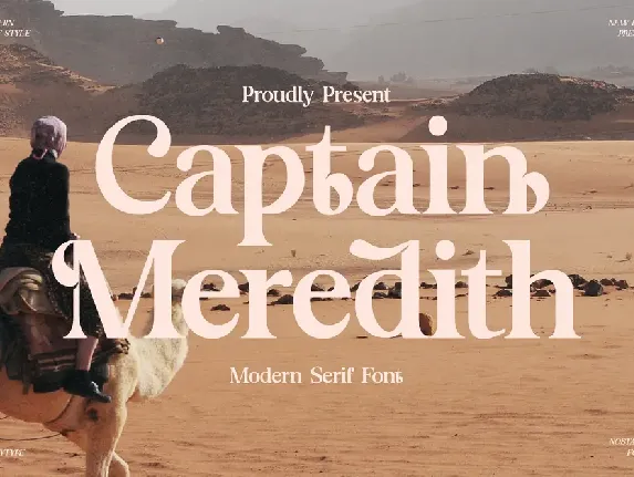 Captain Meredith font