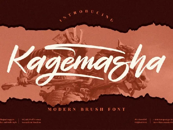 Kagemasha font