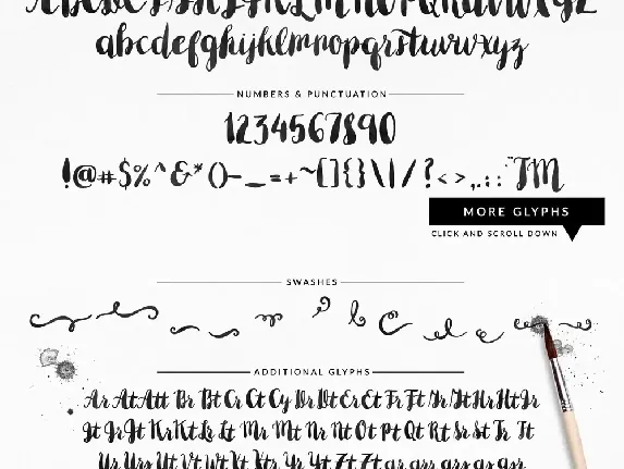 Minty Brush font