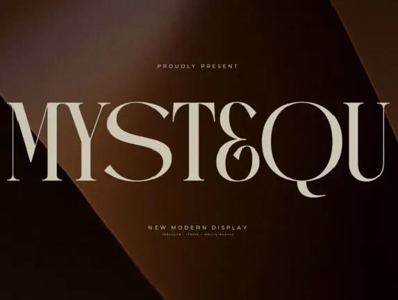 Mystequ font