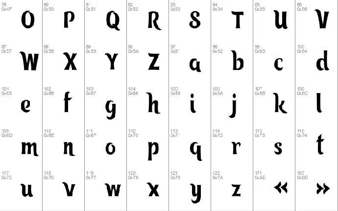 Tangak Free font