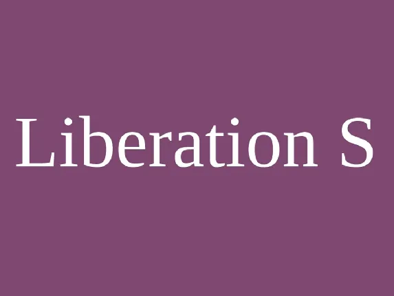 Liberation Serif font