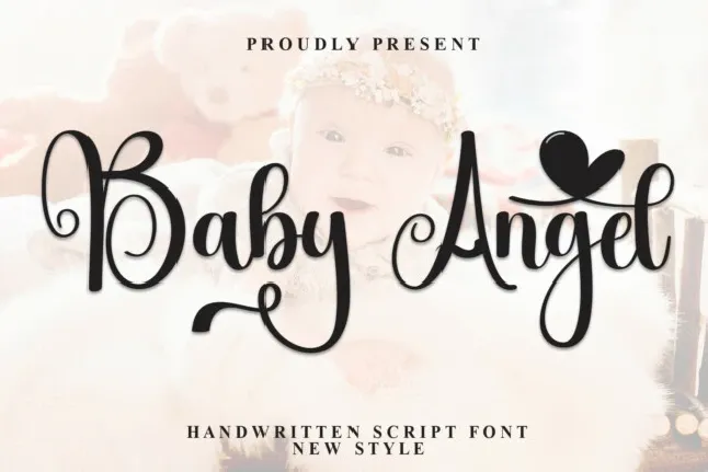 Baby Angel Script font