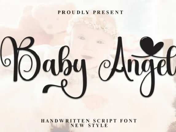 Baby Angel Script font