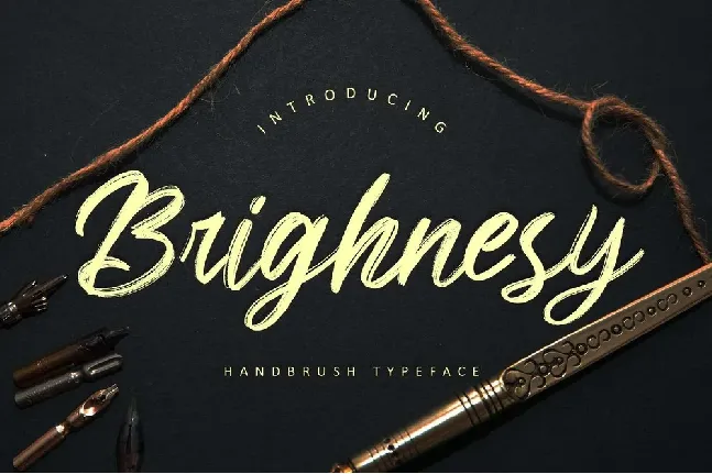 Brighnesy font