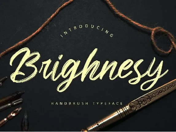 Brighnesy font