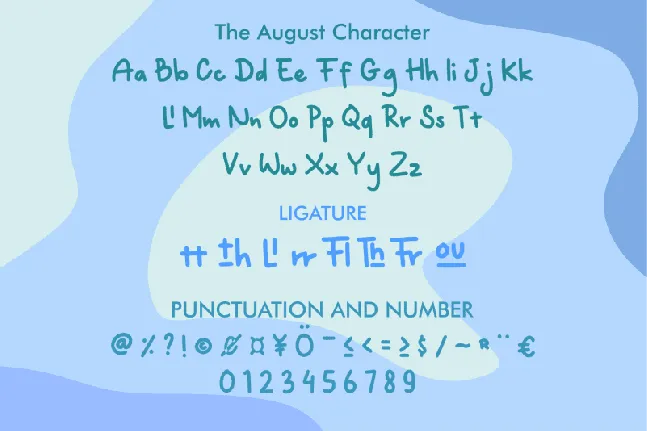 The August font