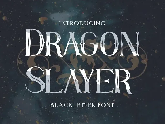 Dragon Slayer font