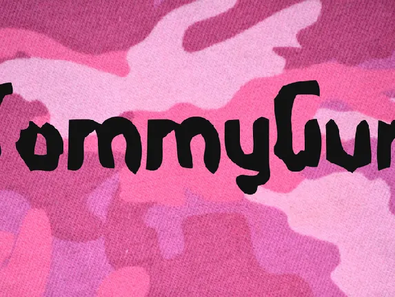 TommyGun font