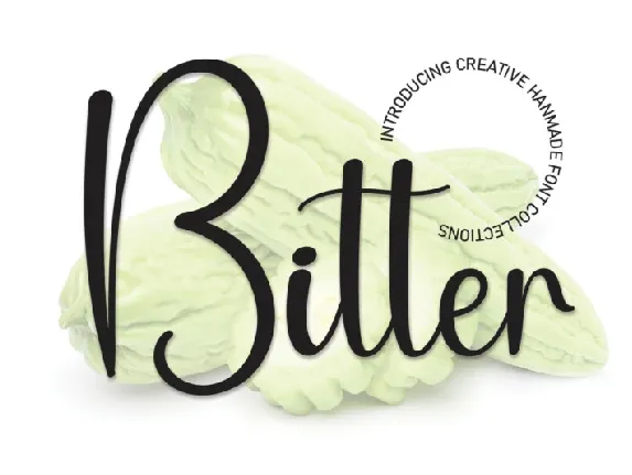 Bitter Script font