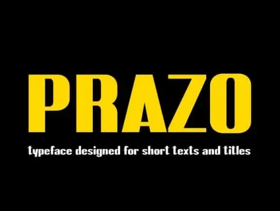 Prazo Sans Serif font