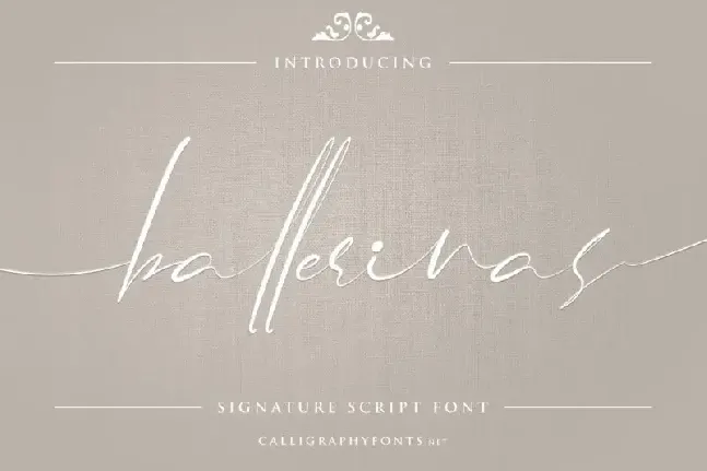 Ballerinas Calligraphy font