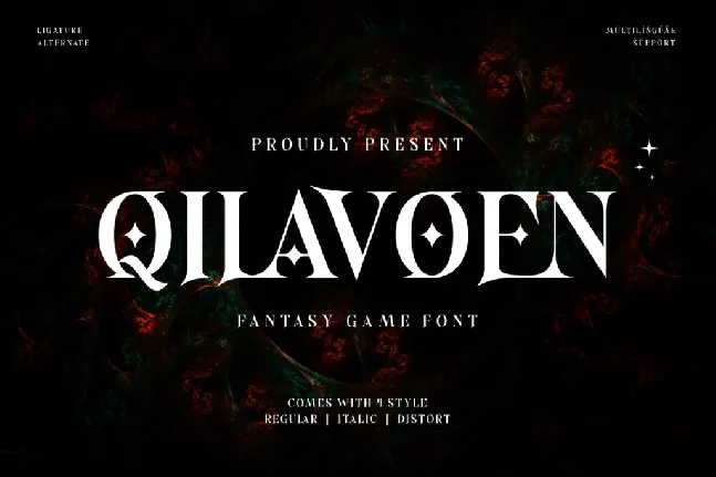 QILAVOEN Trial font