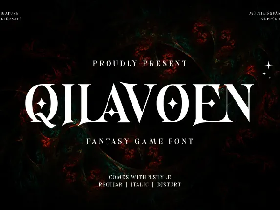 QILAVOEN Trial font