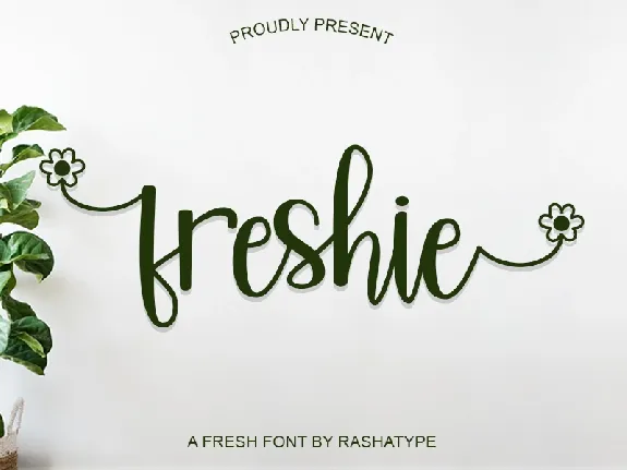 Freshie - Personal Use font