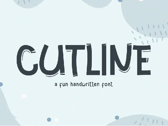 Cutline font